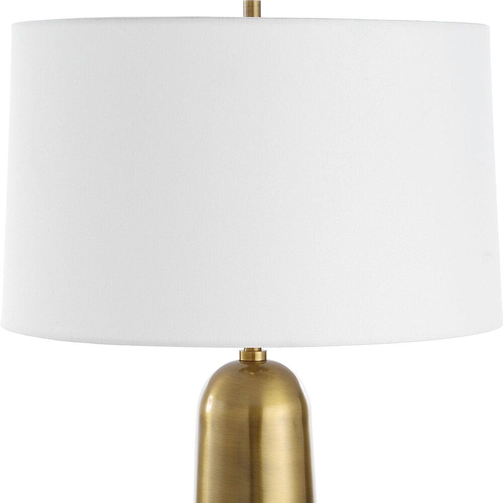Uttermost Flinchem Table Lamp in Antique Brass, , large