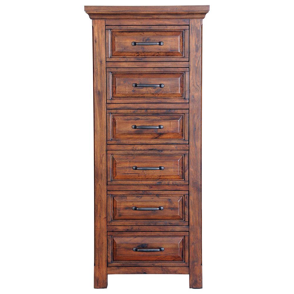 Napa Furniture Design Hill Crest 6-Drawer Lingerie Chests in Dark Chestnut, , large