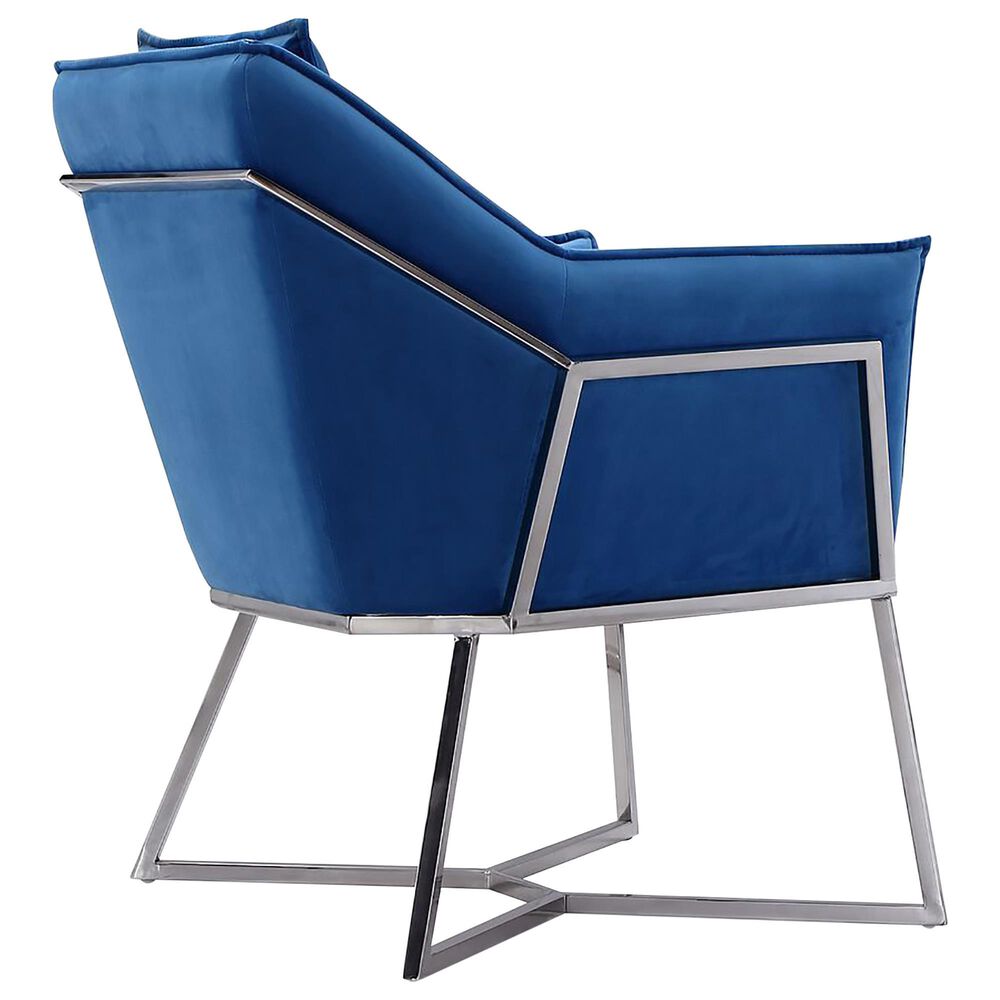 Dayton Origami Arm Chair in Blue, , large