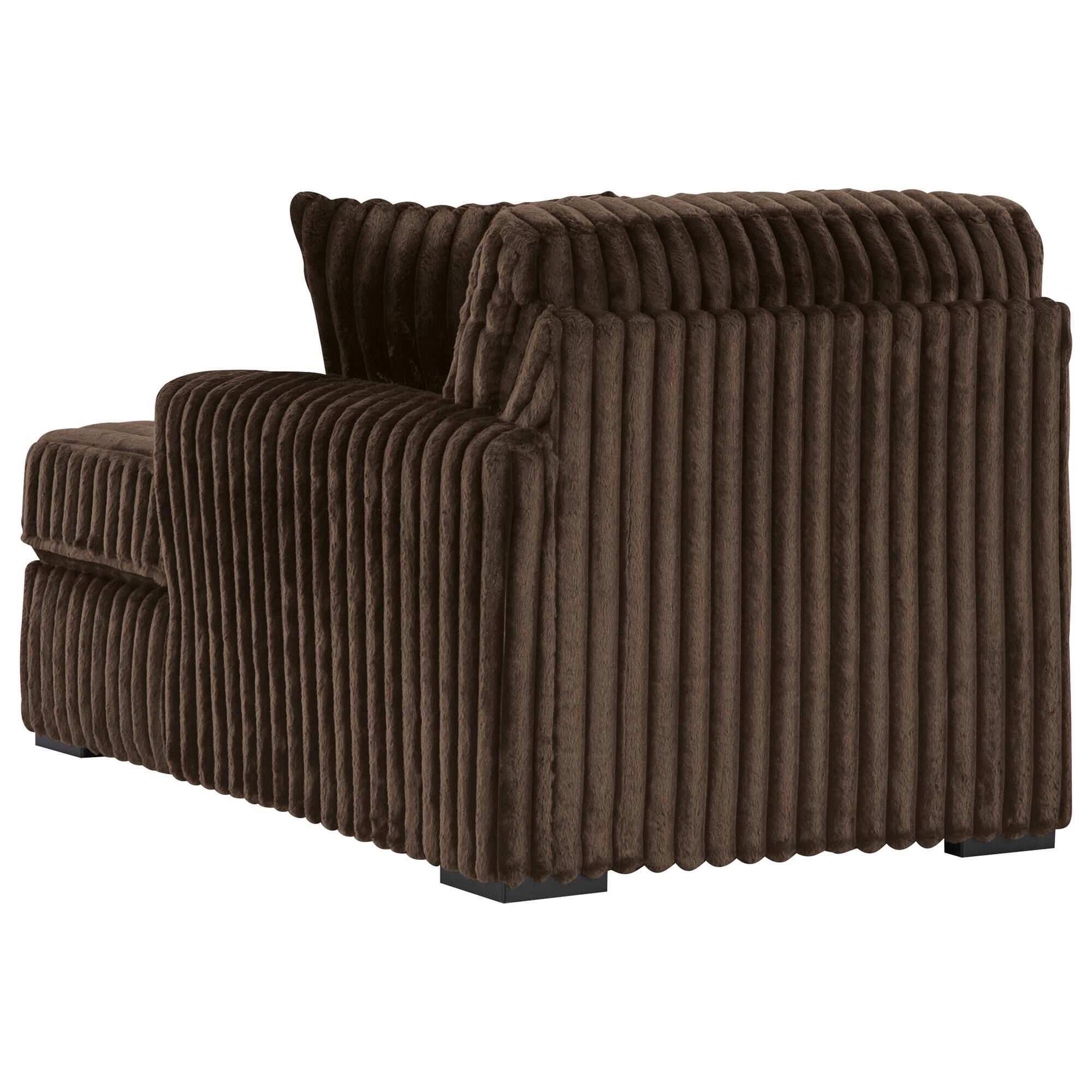 Ashley Midnight-Madness 4-Piece Right Facing Sectional with Chaise