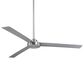 Minka-Aire Roto XL 62" Indoor/Outdoor Ceiling Fan in Brushed Aluminum, , large