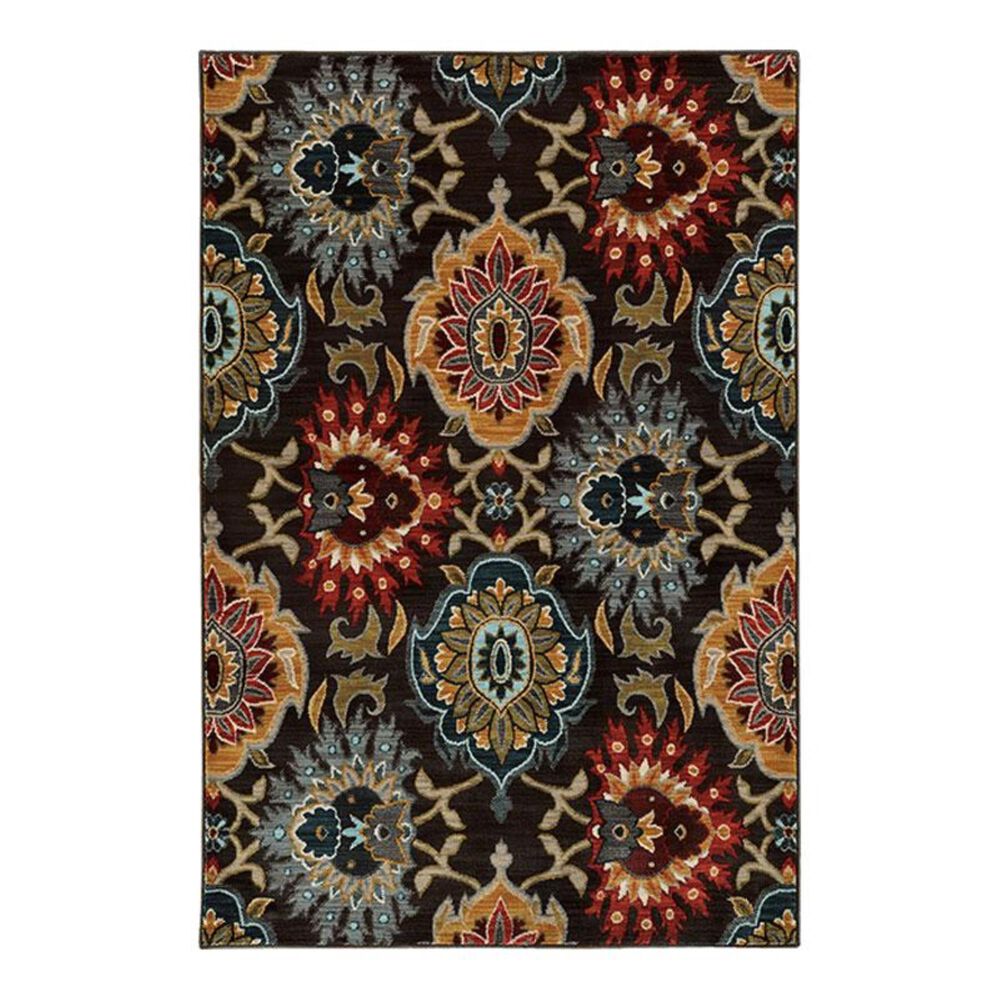 Oriental Weavers Sedona 6369D 2"3" x 7"6" Charcoal Runner, , large