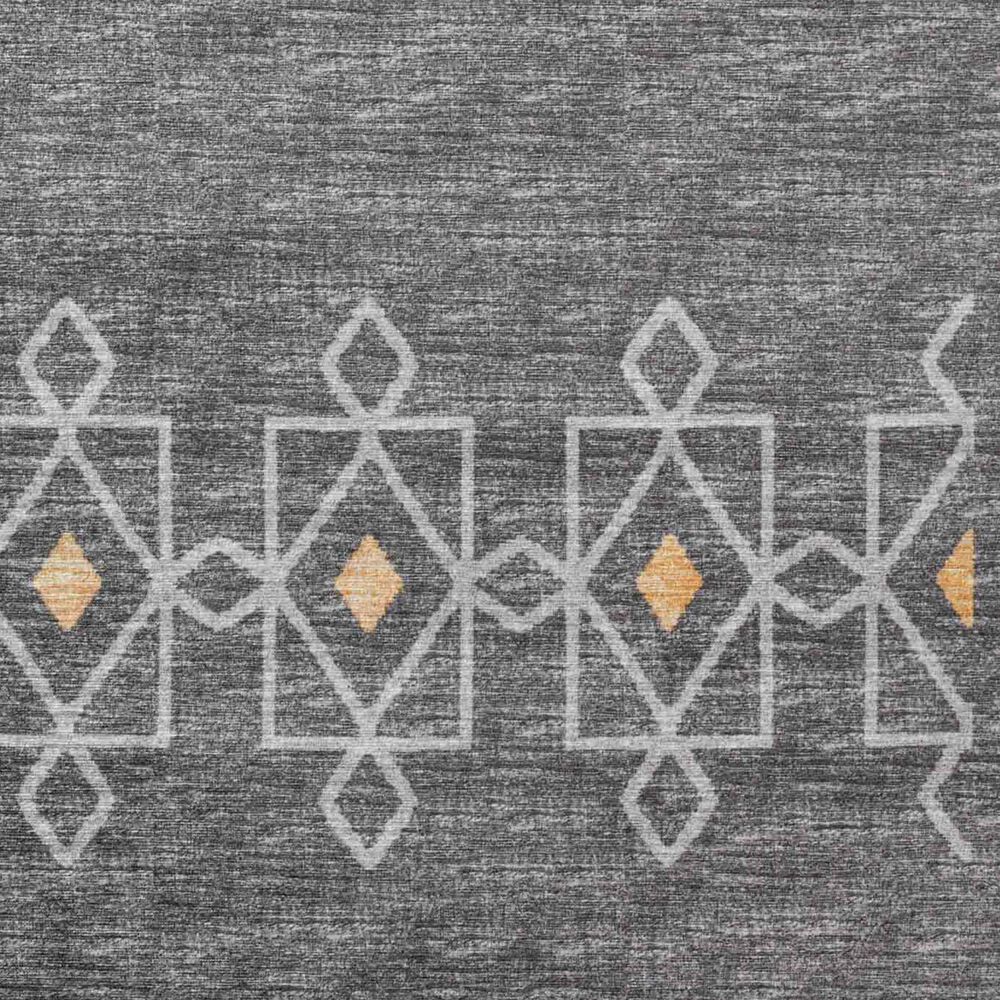 Dalyn Rug Company Sedona Southwestern 10&#39; Round Charcoal Indoor/Outdoor Area Performance Rug, , large