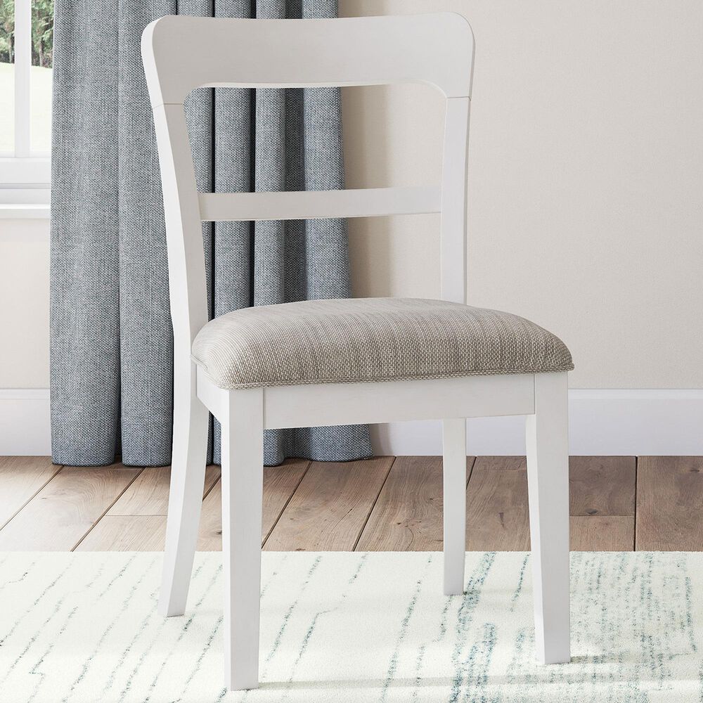 Ashley Greddinton 5-Piece Round Dining Set in White, , large