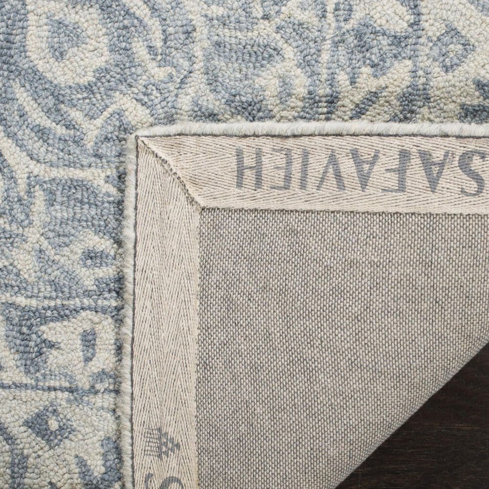 Safavieh Micro-Loop 2&#39;3&quot; x 7&#39; Blue and Light Blue Runner, , large