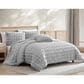 Hallmart Collectibles Bubble 4-Piece King Comforter Set in Gray, , large