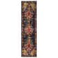Safavieh Monaco MNC247R-28 2"2" x 8" Grey/Fuchsia Runner, , large