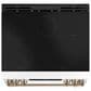 Cafe 30" Slide-In Front Control Induction and Convection Range in Matte White, , large