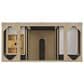 James Martin Vanities Breckenridge 48" Single Vanity in Whitewashed Oak with 3 cm Arctic Fall Solid Surface Top, , large