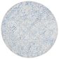 Safavieh Artistry 7" Round Blue and Natural Area Rug, , large