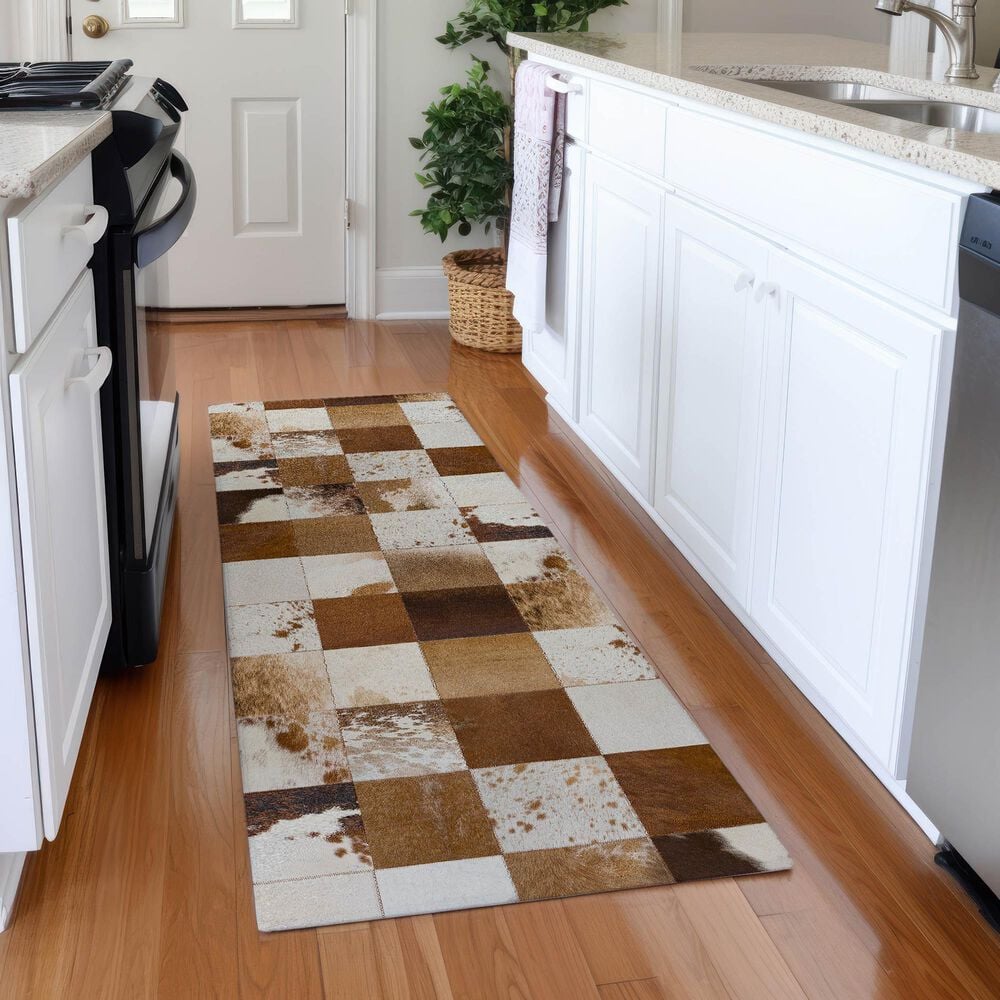 Dalyn Rug Company Bozeman BM10 Brown 2&#39;3&quot; x 7&#39;6&quot; Runner, , large