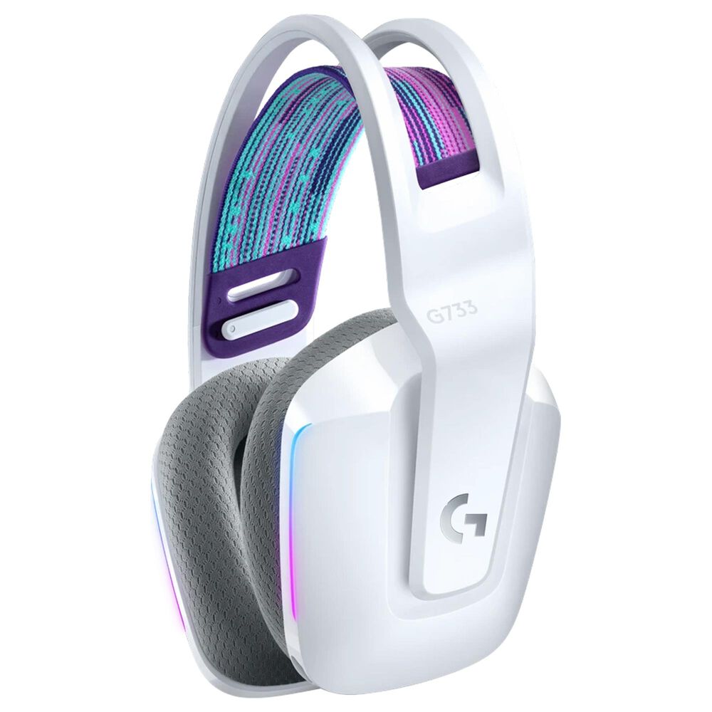 Logitech G733 Lightspeed Wireless RGB Gaming Headset in White, , large