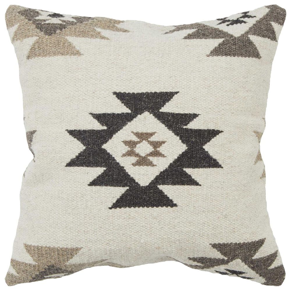 Rizzy Home 22" x 22" Pillow Cover in Beige, , large