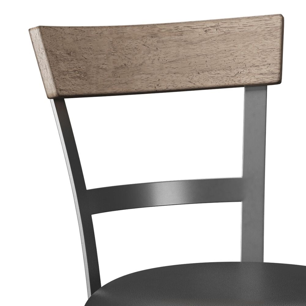 Emerald Home Furnishings Benton Swivel Bar Stool in Pecan Brown &#40;Set of 2&#41;, , large