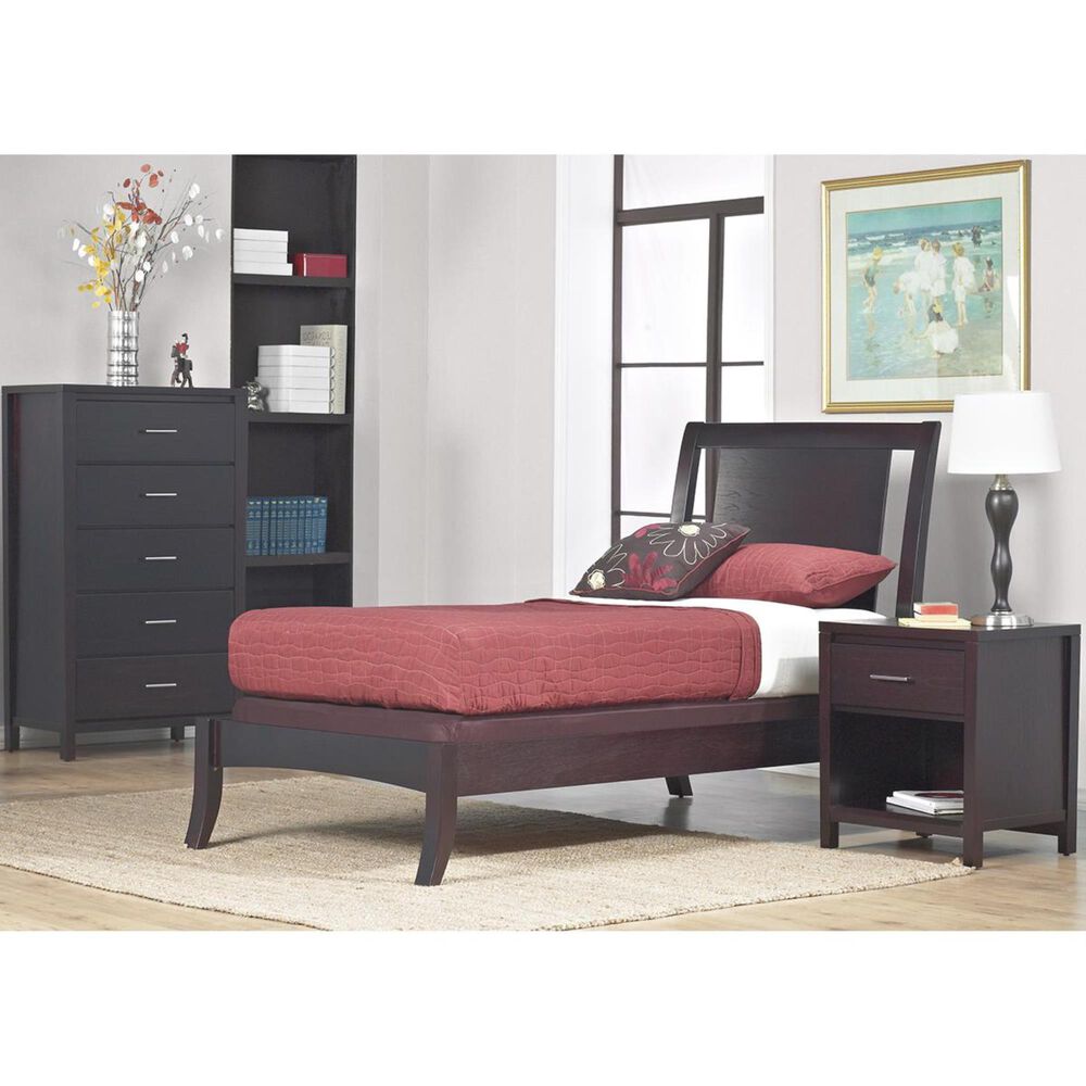 37B Nevis 1 Drawer Nightstand in Espresso, , large