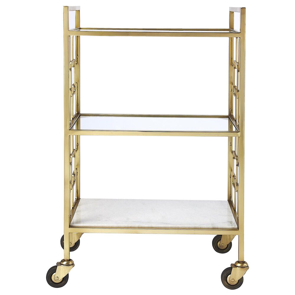 Butler Specialty Company Arcadia Bar Cart in Gold, , large