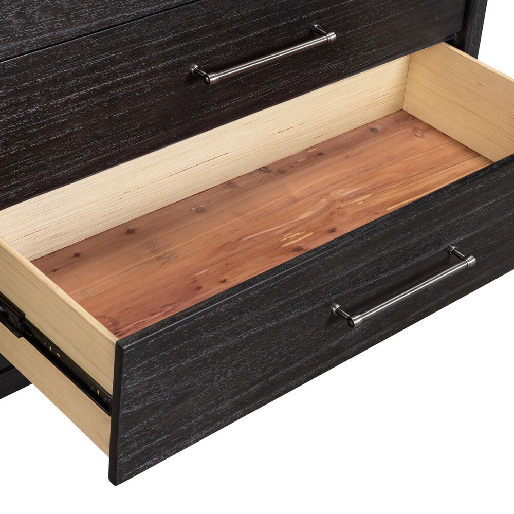 Riva Ridge Ambrose 5-Piece Queen Panel Bedroom Set in Obsidian Mist, , large