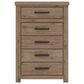 Ashley Oliandon 5 Piece Queen Panel Bedroom Set in Light Brown, , large
