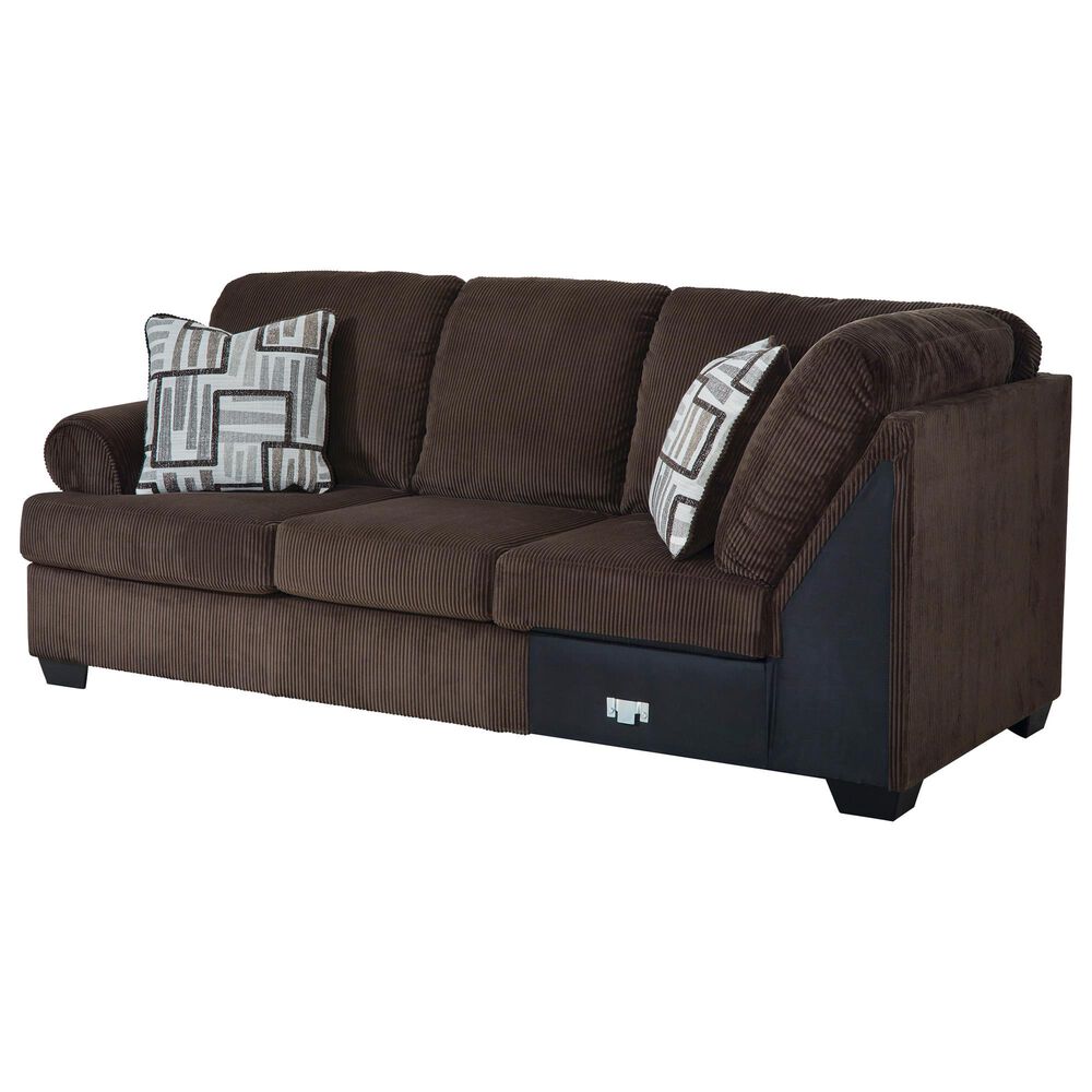 ASHLEY Kimlee 3-Piece Stationary Right Arm Facing Sectional with Chaise in Chocolate, , large