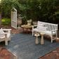 Loloi II Birch 11"6" x 15" Sky and Wheat Indoor/Outdoor Area Rug, , large