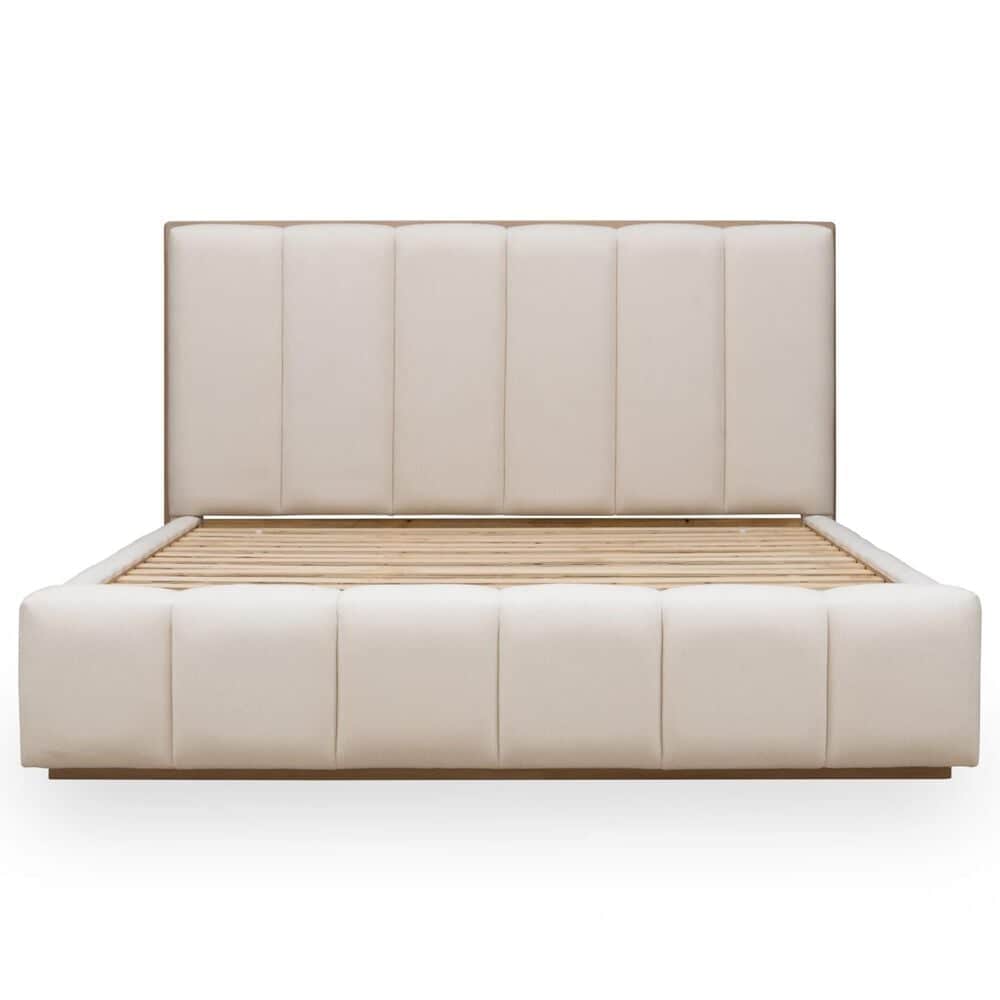 Urban Home Gardenia King Upholstered Bed Chai, , large