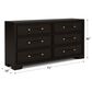 Shannon Hills Lydia 6-Drawer Dresser in Dark Cabernet, , large