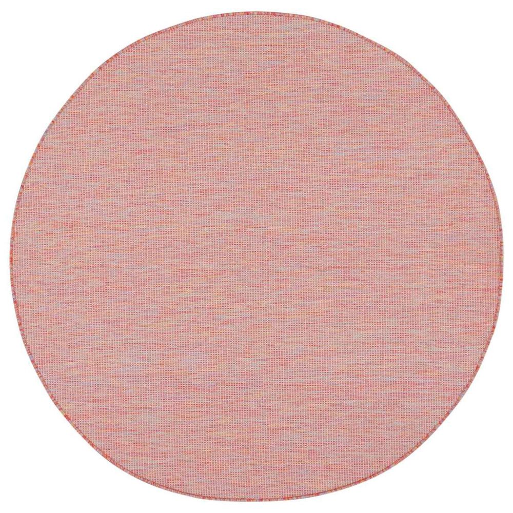 Nourison Positano 8' Round Rainbow Indoor/Outdoor Area Rug, , large