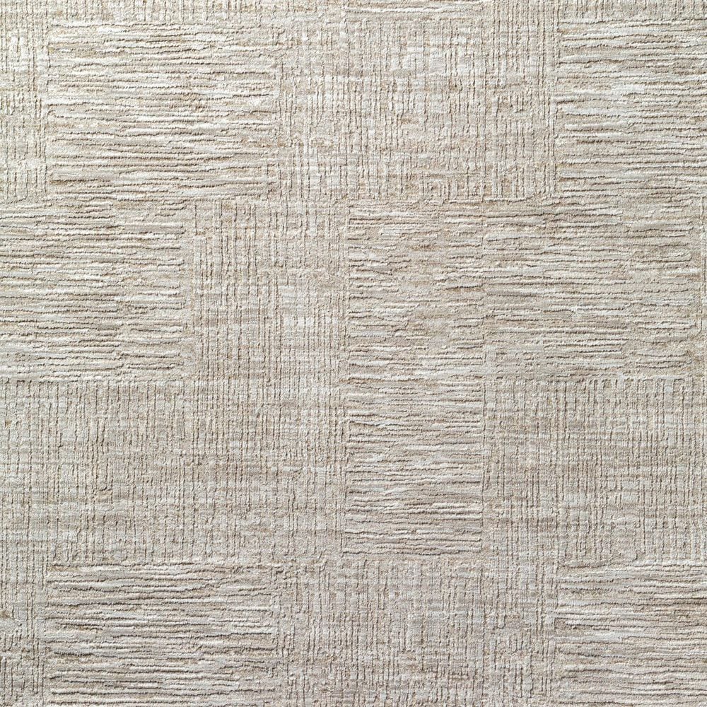 Surya Masterpiece Light Gray, Medium Gray and Cream 5&#39; x 7&#39;5&quot; Area Rug, , large