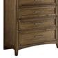 Viceray Collections Jamestown Oak 5 Drawer Chest in Natural, , large