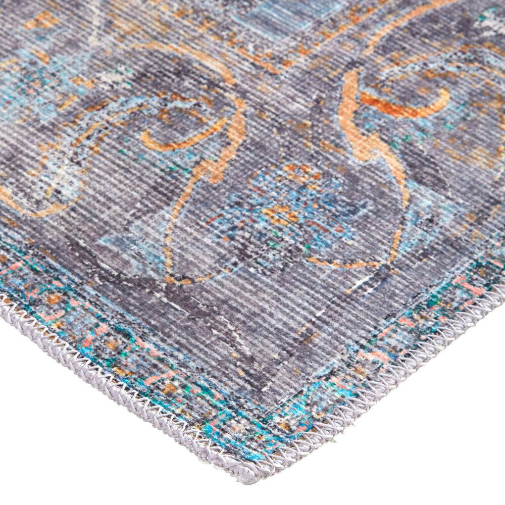 Feizy Percy 4&#39; x 6&#39; Blue and Multicolor Area Rug, , large