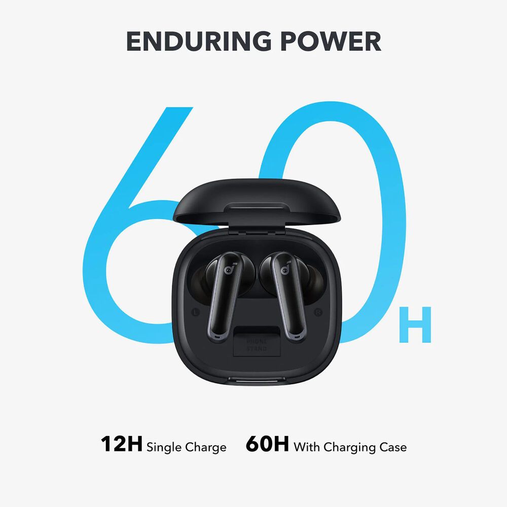Anker Soundcore P40i Smart ANC True-Wireless Earbuds in Black, , large