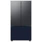 Samsung Bespoke Bespoke 3-Door French Door Refrigerator Top Panel in Matte Black Steel, , large