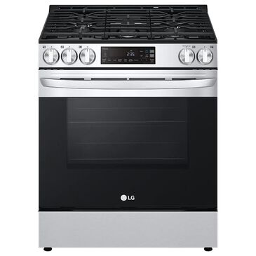 LG 5.8 Cu. Ft. Slide-in Gas Smart Range in Stainless Steel, , large