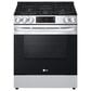 LG 5.8 Cu. Ft. Slide-in Gas Smart Range in Stainless Steel, , large