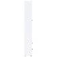 Coaster Hawthorne 4-Shelf Glass Door Tall Cabinet in White, , large