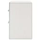 Ashley Zuraleus 2-Drawer Night Stand in Matte White and Chrome, , large