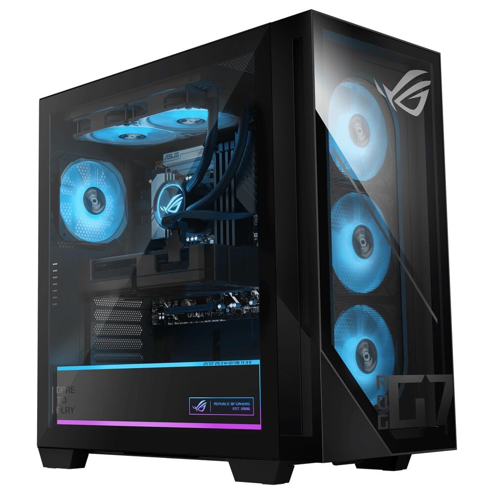 ASUS G700 Gaming Desktop | Intel Core Ultra 9 285K - 32GB RAM - NVIDIA GeForce RTX 5090 Graphics - 1TB SSD in Black, , large