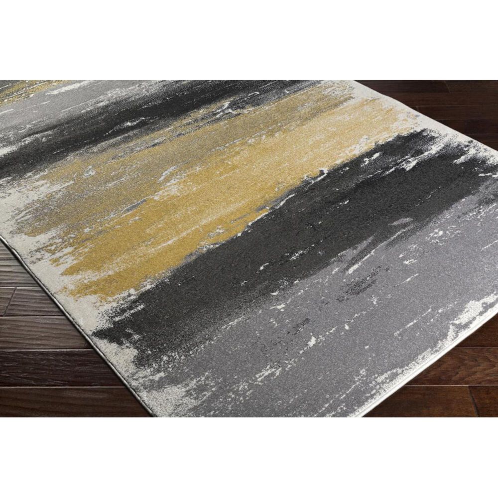 Surya Pepin PEI-1008 7&#39;10&quot; x 11&#39; Gray, Charcoal and Black Area Rug, , large