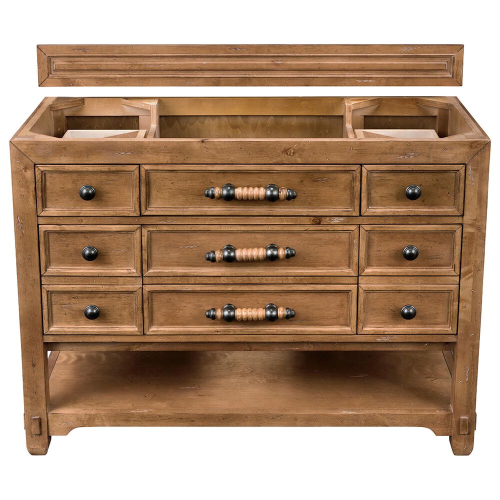 James Martin Malibu 48" Single Vanity Cabinet in Honey Alder, , large