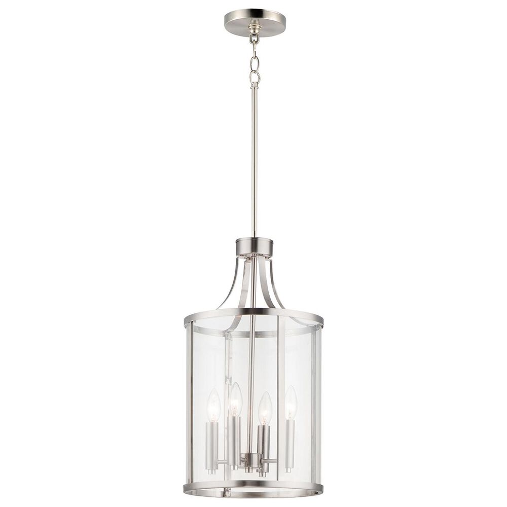 Maxim Lighting Sentinel 4-Light Pendant in Satin Nickel, , large