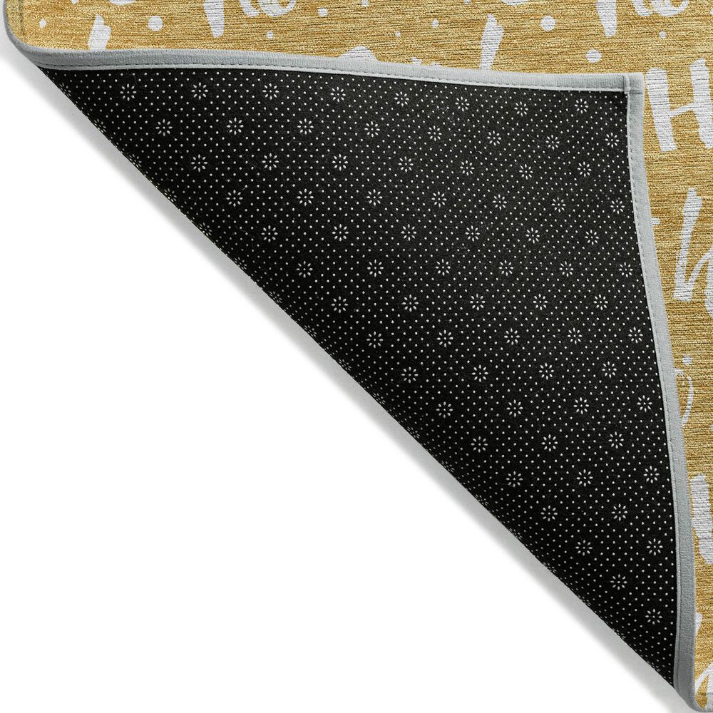 Dalyn Rug Company Wonderland WN22 3&#39; x 5&#39; Gold Indoor/Outdoor Area Rug, , large