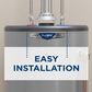 GE Appliances RealMAX Platinum 40-Gallon Short Natural Gas Atmospheric Water Heater in Gray, , large