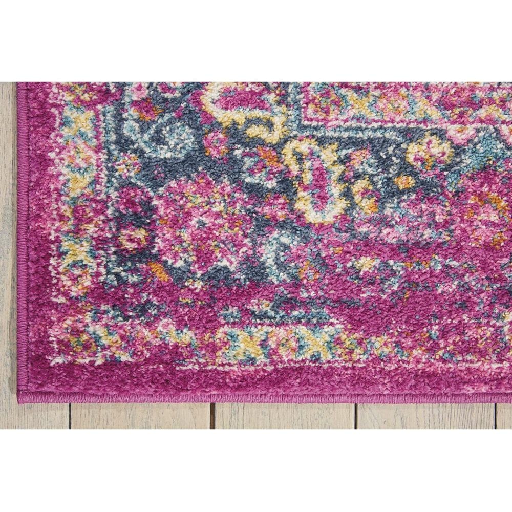 Nourison Passion PSN03 2&#39;2&quot; x 7&#39;6&quot; Fuchsia Runner, , large