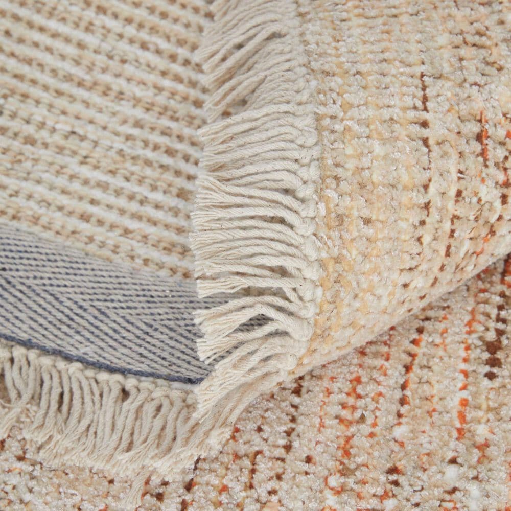Feizy Caldwell 7&#39;6&quot; x 9&#39;6&quot; Orange and Ivory Area Rug, , large
