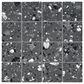 Dal-Tile Poke Raven Flecks 3" x 3" Straight Joint on 12" x 12" Porcelain Mosaic Sheet, , large