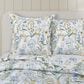 J. Queen New York Tallulah 26" Square Euro Pillow Sham in Blue, , large