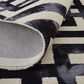 Feizy Lorrain 8" x 11" Noir Area Rug, , large