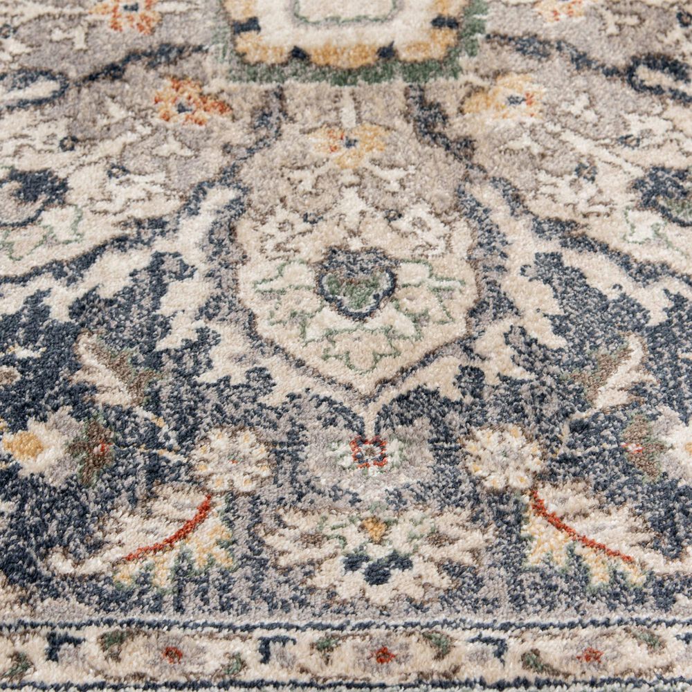 Central Oriental Minerva Corelia 5&#39; x 7&#39;3&quot; Vintage Blue and Storm Area Rug, , large