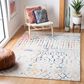 Safavieh Tulum TUL270 6" x 9" Ivory and Blue Area Rug, , large