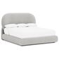 Bernhardt Monolith King Upholstered Panel Bed in Puma, , large